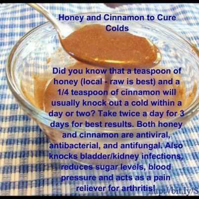 honey cinnamon cold cure