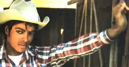 MJ, 80s cowboy hat
